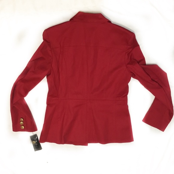 Rafaella Cotton Stretch Size 10 Blazer Jacket NWT - Picture 5 of 7